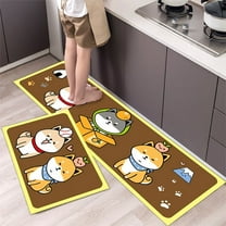 Anti Fatigue Kitchen Carpet Anti-Slip Rug Hallway Entrance Bathroom Rug Doormat Bedroom Living Room Washable Kitchen Floor Mat