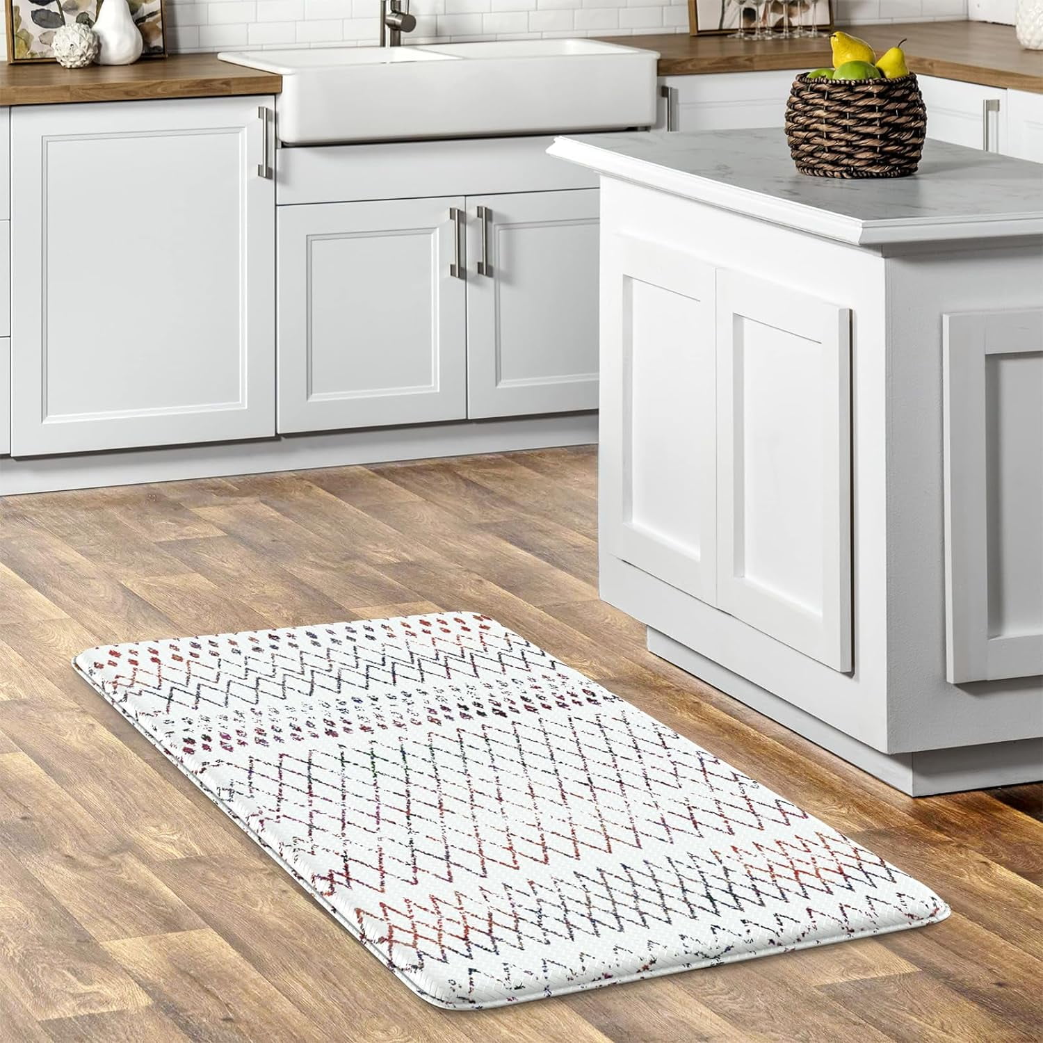 Anti Fatigue Kitchen Mat 17.3"x29", Padded Kitchen Floor Mats Non Slip ...