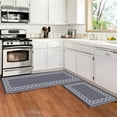 thumbnail image 1 of Anti-Fatigue Kitchen Mat - 2 PCS Waterproof Memory Foam Standing Desk and Floor Mat for House, Office, and Kitchen - Grey, 1 of 5