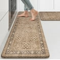 thumbnail image 1 of Anti Fatigue Kitchen Mat, Boho Distressed Kitchen Rugs Sets of 2, Non Slip Kitchen Mat for Floor, Cushioned Comfort Standing Mat for Sink, Laundry, Office, Desk 17"x47"+17"x29", 1 of 6