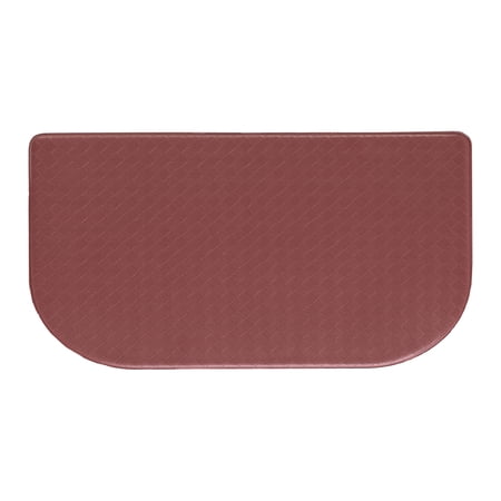 Anti-Fatigue Kitchen Mat, Red, Playa Basketweave Wedge by Chef Gear, 17.5 in. x 48 in.