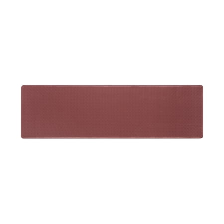 Anti-Fatigue Kitchen Mat, Red, Playa Basketweave by Chef Gear, 17.5 in. x 60 in.