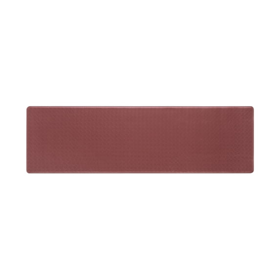 Anti-Fatigue Kitchen Mat, Red, Playa Basketweave by Chef Gear, 17.5 in. x 60 in.