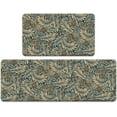 thumbnail image 1 of Anti Fatigue Kitchen Mat Set of 2 Pieces,Farmhouse Blue Kitchen Rugs and Mats,Waterproof Non Slip Memory Foam Cushioned Comfort Kitchen Floor Mat,Padded Kitchen Mats for Standing(17x30+17x47), 1 of 6