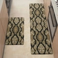thumbnail image 1 of Anti Fatigue Kitchen Mat, White Gold Retro Chinese Pattern Kitchen Rugs Non Slip, Cushioned Standing Mat for Sink, Floor, Laundry, Office, Desk Mid 17.3" x 29", 1 of 5