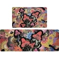 thumbnail image 1 of Anti Fatigue Kitchen Mats for Floor 2 Pcs, Mushroom Kitchen Rugs Sets, Non Skid Standing Mats and Runner Rugs Waterproof for Kitchen Office Sink Laundry Room, 1 of 6