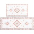 thumbnail image 1 of Anti Fatigue Kitchen Mats for Floor 2 Piece Set, Waterproof & Non-Skid Boho Kitchen Rugs, Cushioned Kitchen Mat for Standing Washable Comfort Desk Kitchen Runners, 17x30+17x47, 1 of 6