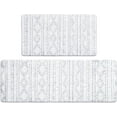 thumbnail image 1 of Anti Fatigue Kitchen Mats for Floor 2 Piece Set, Waterproof & Non-Skid Boho Kitchen Rugs, Cushioned Kitchen Mat for Standing Washable Comfort Desk Kitchen Runners, 17x30+17x47, 1 of 6