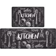 thumbnail image 1 of Anti Fatigue Kitchen Rug Set of 2 Non Slip Cushioned Kitchen Mats for Floor Waterproof Comfort Kitchen Rugs and Mats Farmhouse Chef Mats Floor Carpet for Sink,Laundry Room,Colorful, 1 of 6