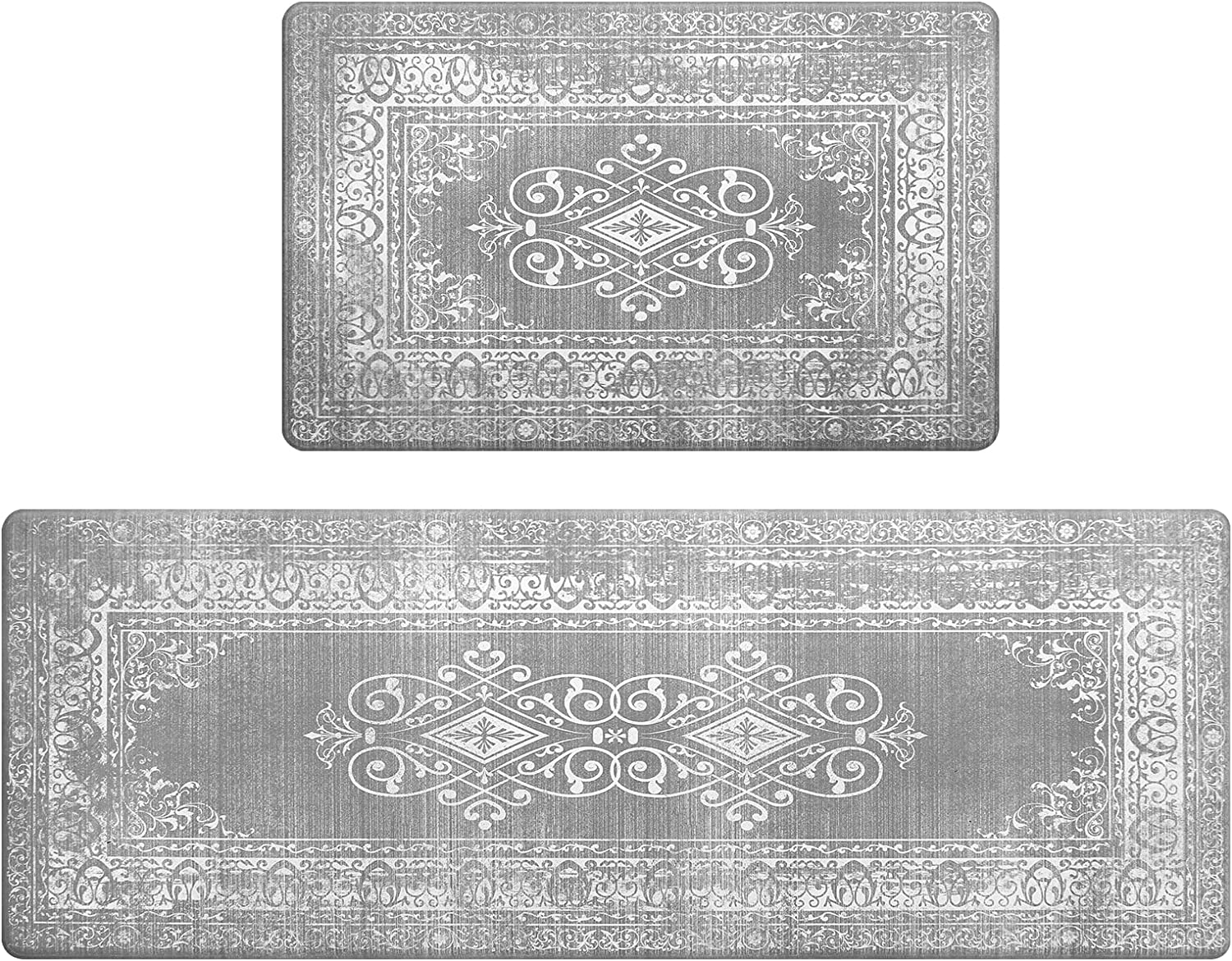 Anti Fatigue Kitchen Rug Set 2 Pieces Boho Kitchen Rugs and Mats Set