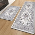 thumbnail image 1 of Anti Fatigue Mat Kitchen Rugs, Yamaziot Boho Kitchen Mat for Floor, Cushioned Non Slip Runner, Waterproof Sink Rug Laundry Room Comfort Standing Mat, 18"x30"+18"x48", 1 of 8