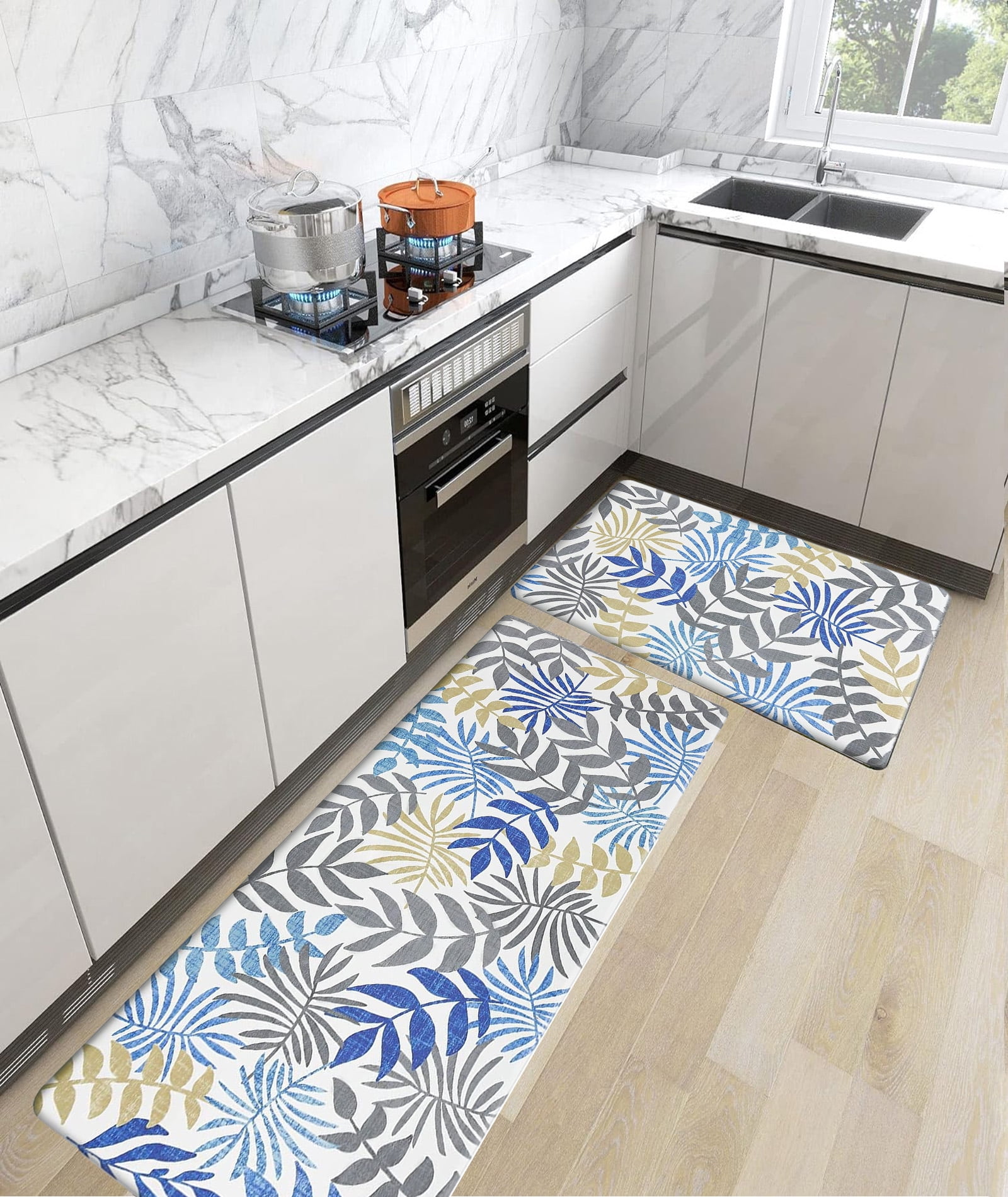 Anti Fatigue Kitchen Runner Rug, Yamaziot Kitchen Rugs and Mats for