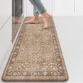 thumbnail image 1 of Anti Fatigue Mats for Kitchen Floor 17.3"x47", Cushioned Kitchen Rugs, Non Slip Waterproof Kitchen Floor Mat, Boho Comfort Standing Mat for Laundry, Office, Sink, Desk Brown, 1 of 6