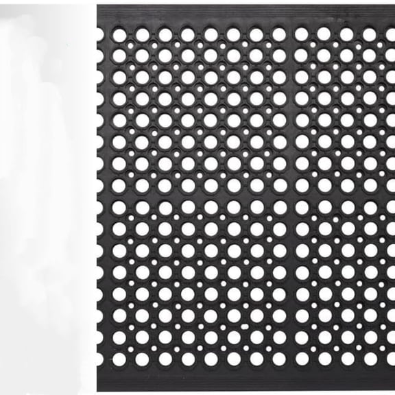 Anti Fatigue Rubber Floor Mat Non-Slip Restaurant Mat for Floors Bar Drainage Mat Doormat Utility Garage Home Slip Pool Entry 36 x 60 Inches