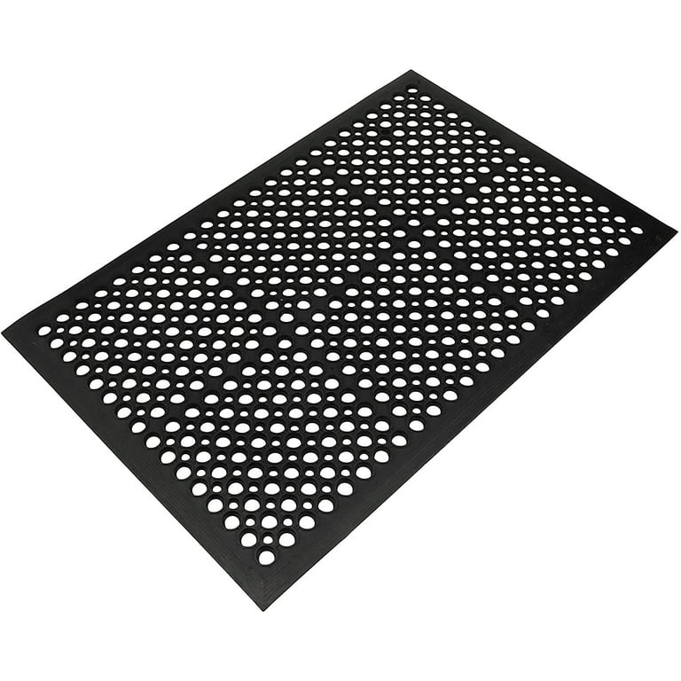 ROVSUN 36 x 36 in. 2-Pack Interlocking Rubber Floor Mat for