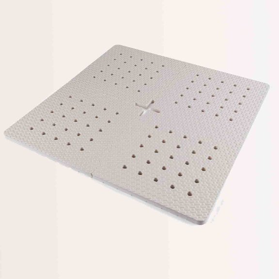 Anti-Fatigue Shower Stall Mat - Extra Thick and Soft Foam Material Comfortably Cushions Your Feet - Square - Interlocking Tiles