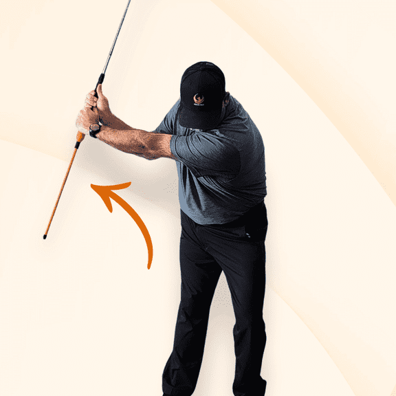 Anti-Flip Stick Impact Golf Swing Training Aid