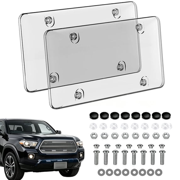 Anti Flock Camera Plate Covers, 2 Pack License Plate Protectors, 2-pack ...