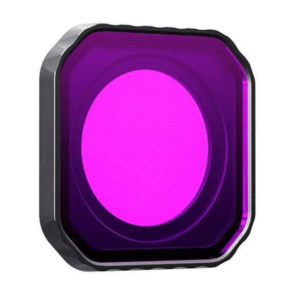 Anti Fog Dive Lens Filter For Action Cameras Scratch Resistant Glass Waterproof Seal Lightweight Aluminum Housing