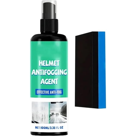 Anti-Fog Helmet Spray - Streak-Free Lens Cleaner for Motorcycles, Goggles, and Sports Gear - All-Weather Defogger for Clear Vision