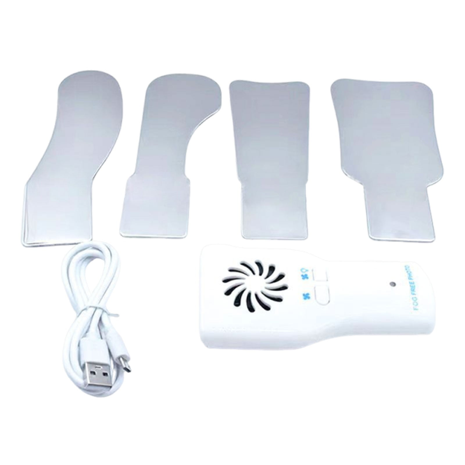 Anti Fog Imaging Reflector Kit-Double Sided Mirror Set, LED Handle ...