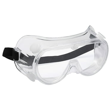 Anti-Fog Protective Safety Goggles Glasses Clear Lens by Vastmed | Wide-Vision Painting Goggles with Adjustable Dust Goggles that Fit Over Glasses | Perfect Universal Use Eyewear for Men & Women