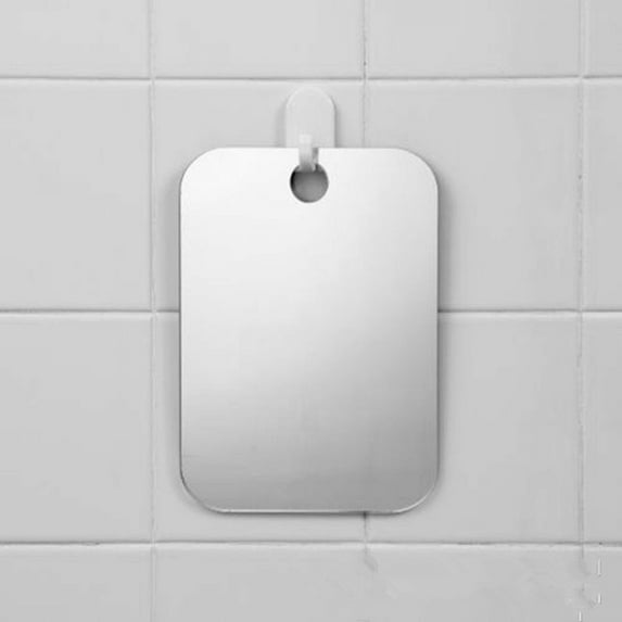 Anti Fog Shower Mirror Bathroom Fogless Fog Free Mirror Washroom Travel