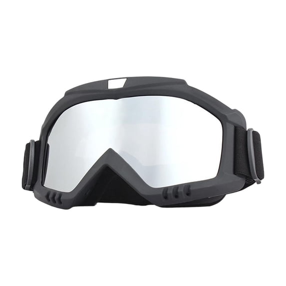 Anti Fog Ski Goggles Eye Protection Goggles Snow Sports Snowboard Goggles with Fabric Strap for Winter Skiing Cycling Motocross Black 1 Pack