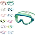 thumbnail image 1 of Anti-Fog Swim Goggles HD Large Frame for Adult, Comfortable Silicone Mask-Style Design with Wide View, Adjustable Strap + Nose Clip & Earplugs by PALIFEUR, 1 of 10