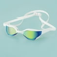 thumbnail image 1 of Anti-Fog Swim Goggles Low-Profile No-Leak Quick-Adjust Hydrophobic Tinted Lens, Racing Training Pool Swimming Adults, 1 of 6