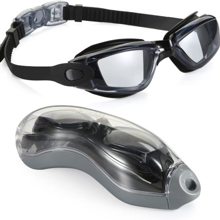 Anti-Fog Unisex Swim Goggles with Protective Case- 3 Colors