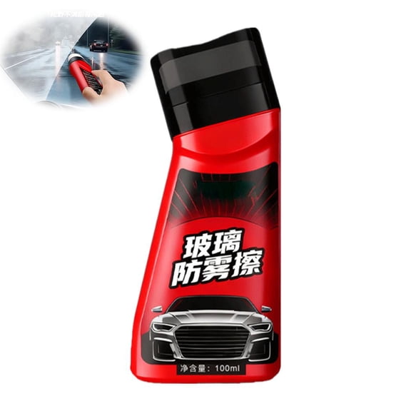 Anti Fog Windshield Cleaner 100ml Formula, Long-Lasting Visibility, Streak-Free Defogging, Rapid Vapor Dissipation Car Glass Defogger Spray, Winter Anti-Mist Support, Multi- Tran