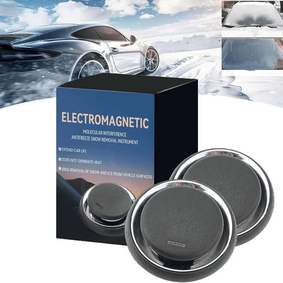 Anti-Freeze Electromagnetic Car Snow Removal Device,2025 Upgrade Electromagnetic Car Snow Removal Device,Electromagnetic Molecular Interference Antifreeze Device,Electromagnetic Snow Removal (2pc)