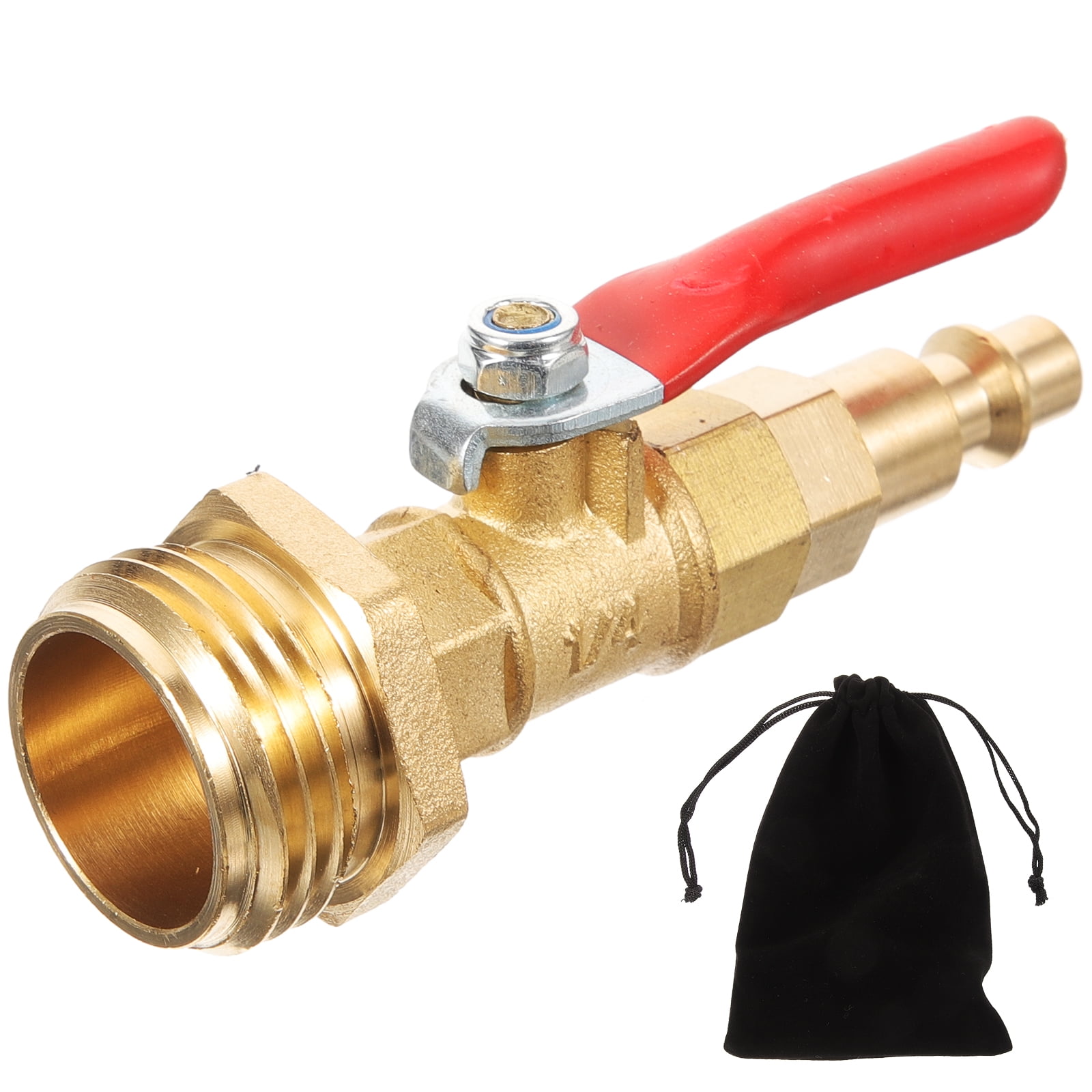Anti Freeze RV External Thread Brass Quick Connector with Ball Valve