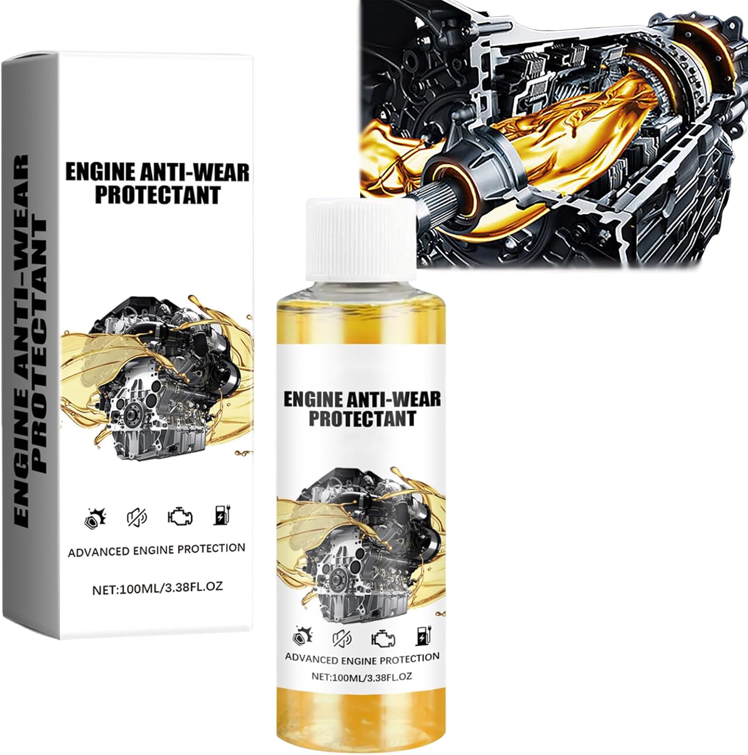 AntiFriction Engine Performance Additive,Oil Treatment for Car Engine