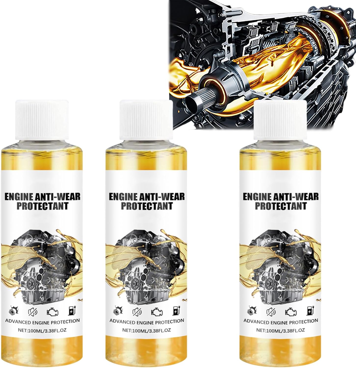 AntiFriction Engine Performance Additive,Oil Treatment for Car Engine