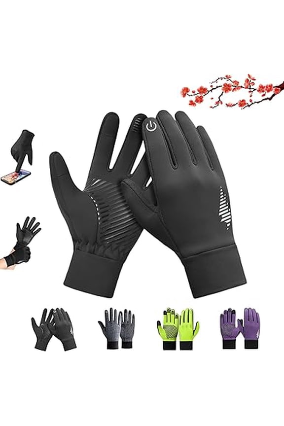 Anti Frostbite Gloves, Winter Waterproof Windproof Touchscreen Warm Fleece Gloves for Outdoor Sports