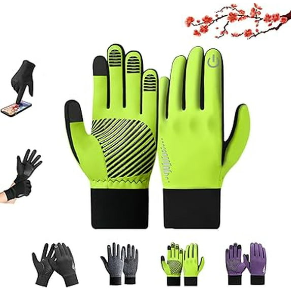 Anti Frostbite Gloves, Winter Waterproof Windproof Touchscreen Warm Fleece Gloves for Outdoor Sports