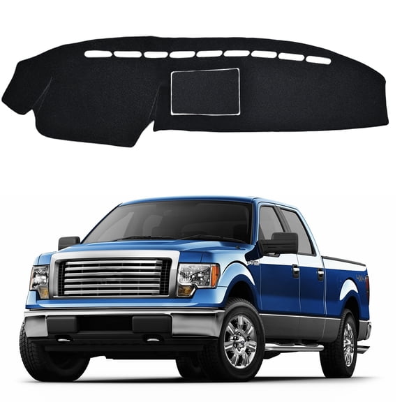 Anti-Glare For 2009-2014 Ford F150 Dashboard Cover Dashmat Dash Mat Protector