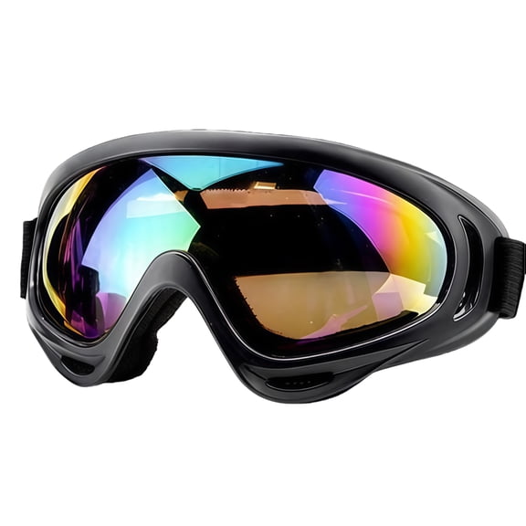 Anti-Glare Lenses, Ski Goggles, Winter Sport Snowboard Goggles with UV 400 Protection, Multicolor Spherical Lens Snowboard Goggles | Wind-Resistant Winter Sports Eyewear Compatible with Helmets