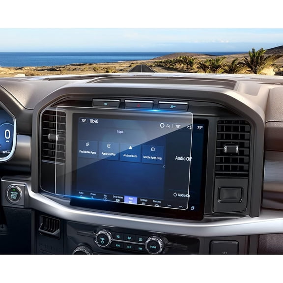 Anti-Glare Matte Blue Light Blocking Screen Protector Fits 2021-2026 Ford F-150 12" Touchscreen, 9H Tempered Glass, Anti-Fingerprint HD for F-150 STX/XLT/Lariat/Tremor/Raptor