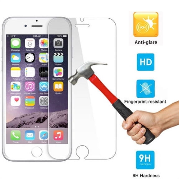 Anti-Glare Tempered Glass Screen Protector Matte Anti-FingerPrint for  T-Mobile iPhone 8 PLUS - Verizon iPhone 8 PLUS - Sprint iPhone 8 PLUS - AT&T iPhone 8 PLUS - Verizon iPhone 7 Plus