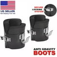 thumbnail image 1 of Anti Gravity Inversion Boots Ab Crunch Abdominal Sit Up Hooks Bar Therapy Core, 1 of 5