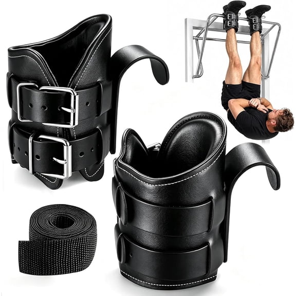Anti Gravity Inversion Boots for Hanging Upside Down, Inversion Boots for Decompression Stretching and Abdominal Exercise, Strength Training Equipment for Home Gym