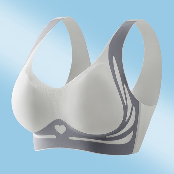 Anti-Gravity Lift Fixed Cup Wireless Bra Seamless Women Sports Bra Anti ...