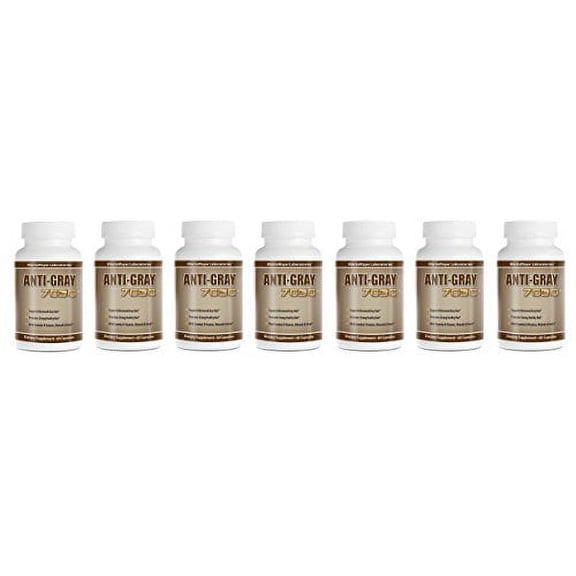 Anti-Gray Hair 7050 60 Capsules Per Bottle (7 Bottles)