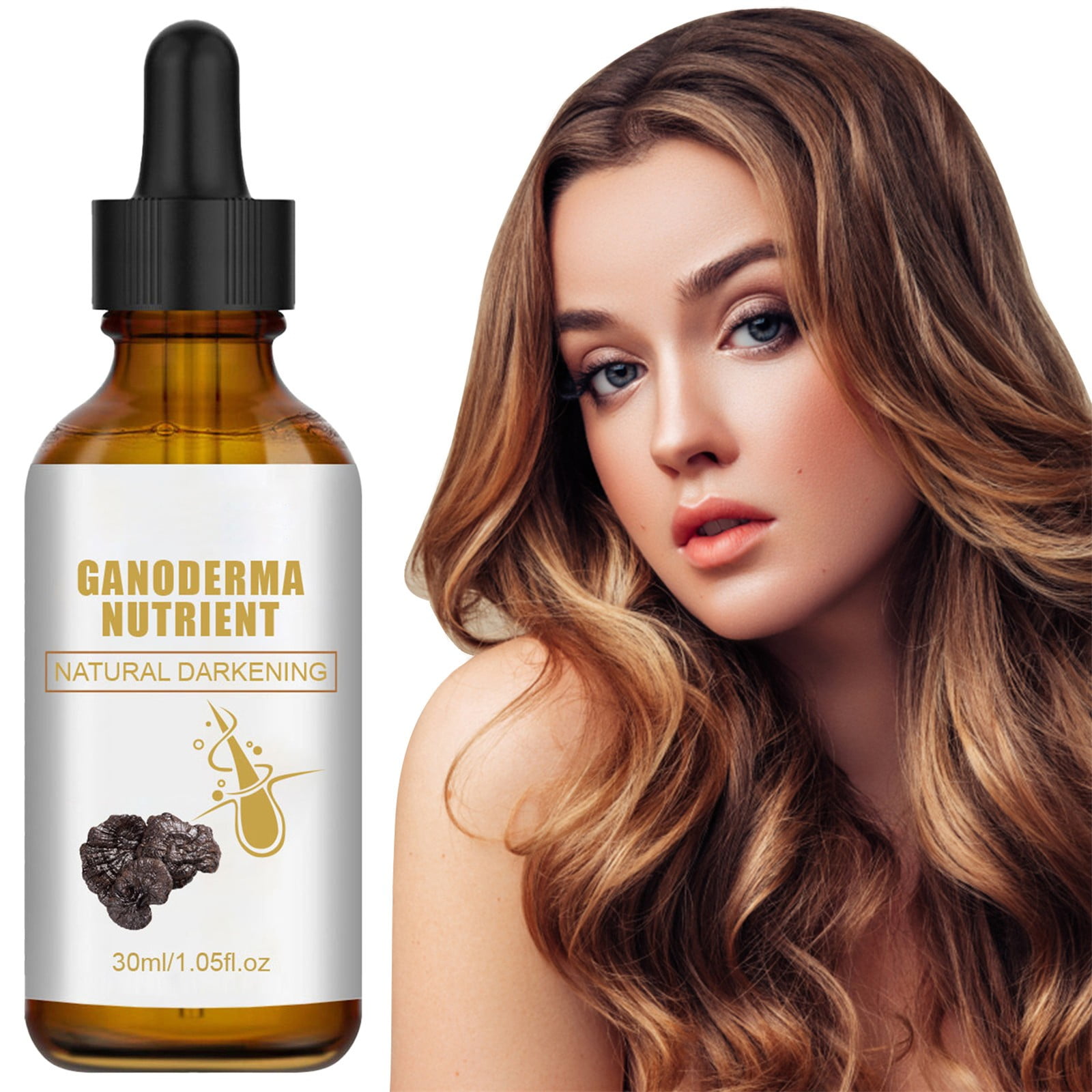 Anti Grey Hair White To Black Black Hair Massage Scalp Moisturizing