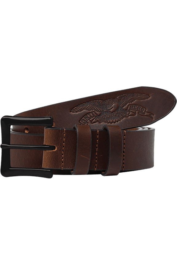 Basic Eagle Brown Leather Belt L/Xl 47"