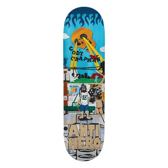 Anti Hero Chapman Kenji Goto Skateboard Deck - 8.75" (Deck Only)