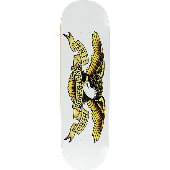 Anti Hero Classic Eagle Skateboard Deck-8.75 White
